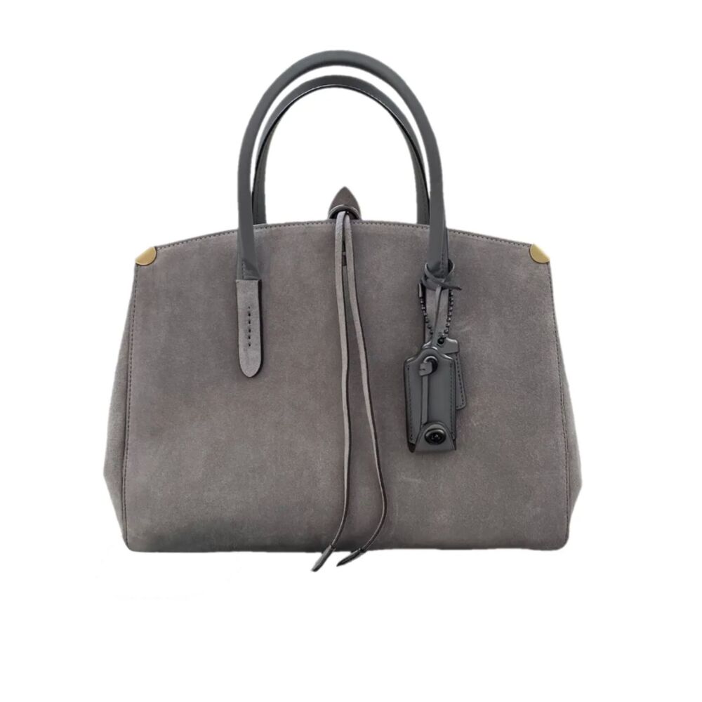 Coach 1941 Cooper Carryall Bag Heather Grey Suede Leather In Handbag Tote 22822
